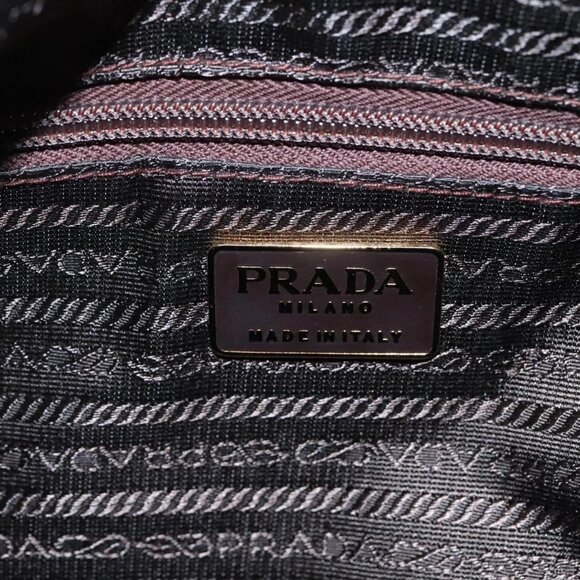 PRADA Shoulder Bag Velor Khaki Auth ep8096 - Picture 10 of 16